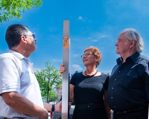 Gary und Dianne Schwager, and director Michael Verhoeven