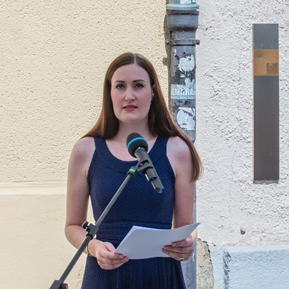 Dr. Stefanie Pilzweger-Steiner, KZ-Gedenkstätte Dachau