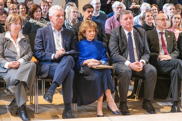 Commemorative event for Hermine Bernheimer, Hermann Binswanger, Minna Hirschberg, and Erna and Friedrich Marx