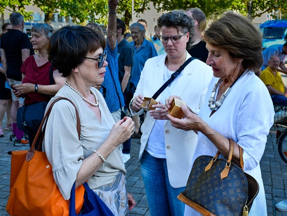 Barbara Hutzelmann from Public History, Marion Lüttig and Gabriele Schneider