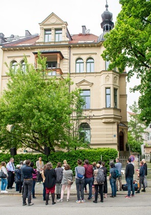 Gedenkveranstaltung für Hermine, Jakob und Alfred Jakob Maier