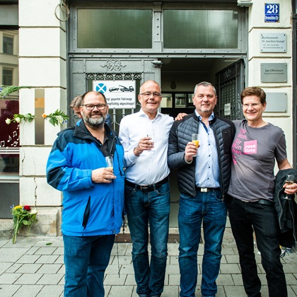 Gäste der Gedenkveranstaltung für Max Ursprung