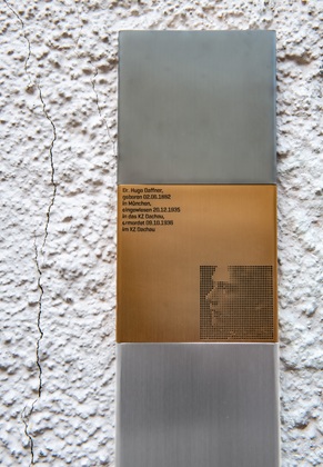 Erinnerungszeichen für Dr. Hugo Daffner