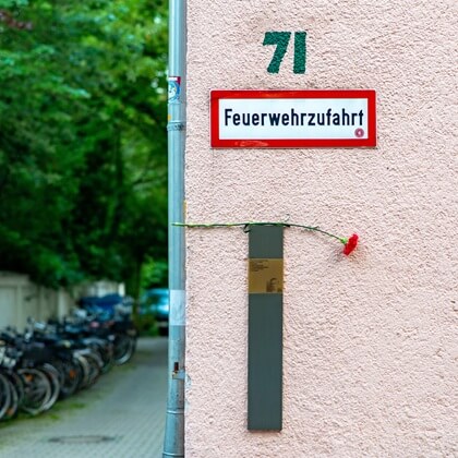 Erinnerungszeichen für Franz Xaver Stützinger