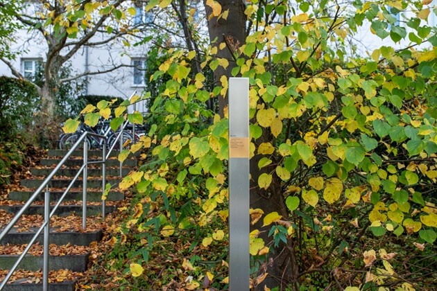 Das Erinnerungszeichen für Elisabeth Stupe