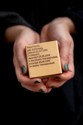 Memorial Sign for Flora Fromm