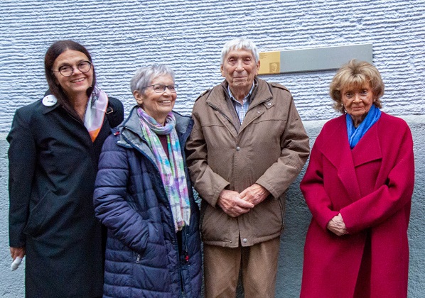 Anna Hanusch, Ingrid Reuther, Richard Lauchner, and Dr. Charlotte Knobloch