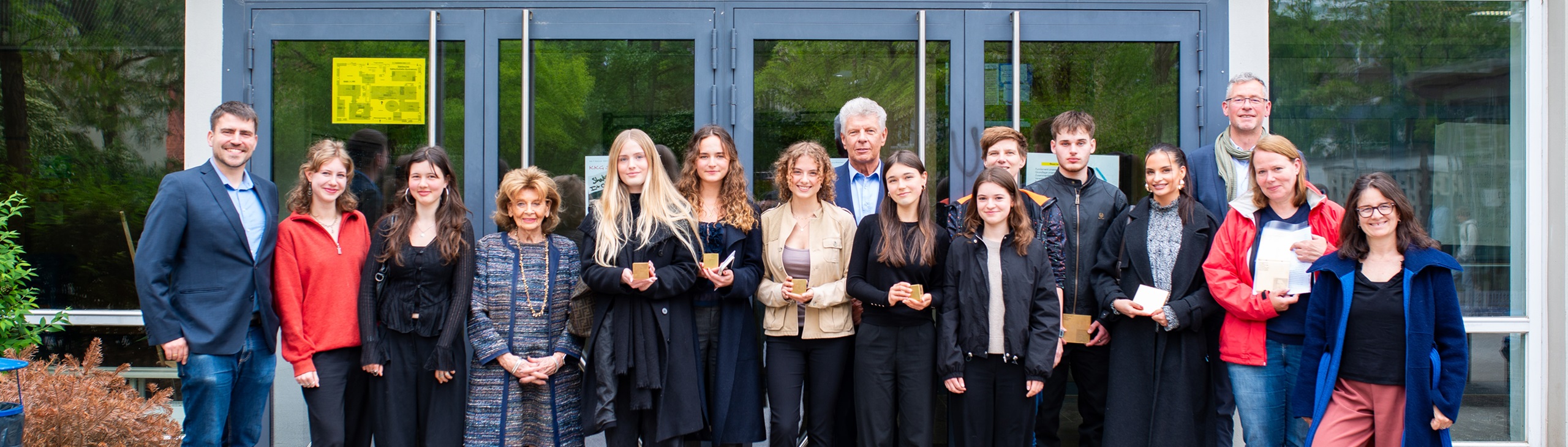 Memorial event at Käthe-Kollwitz-Gymnasium