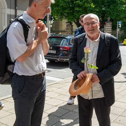 Memorial event for Richard Burger