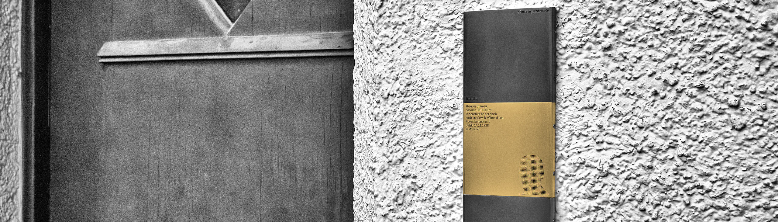 Plaque with Memorial Sign for Theodor Sternau