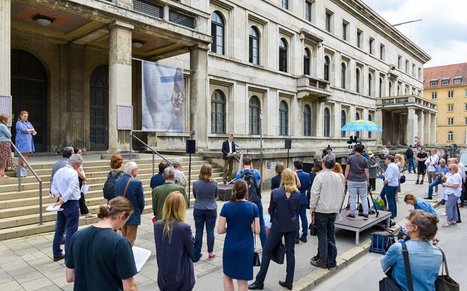 Gedenkveranstaltung für Elisabeth Heims und Alexander Dünkelsbühler