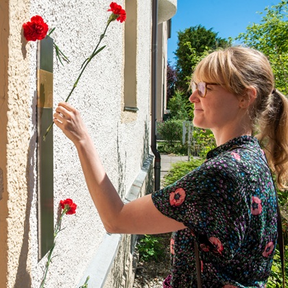 Anna Lena Mühlhäuser in Vertretung des Bezirksausschusses Neuhausen-Nymphenburg