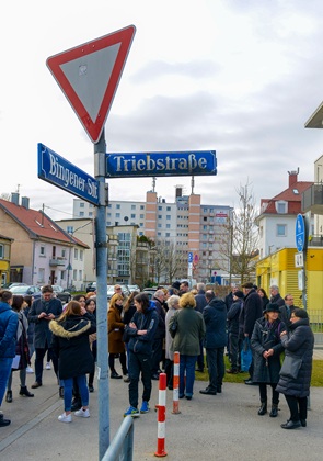 Anbringung des Erinnerungszeichens