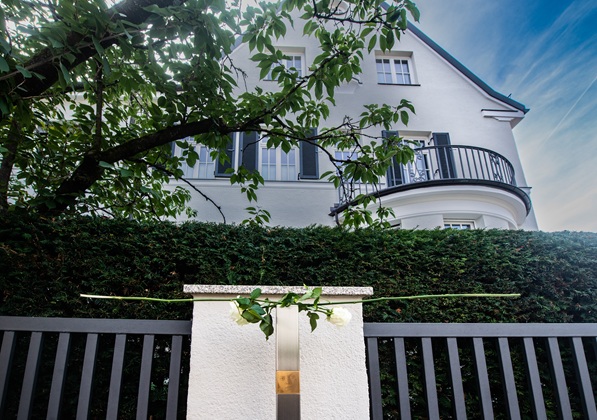 Erinnerungszeichen in der Gaußstraße