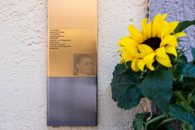 Memorial Sign for Anna Riedner