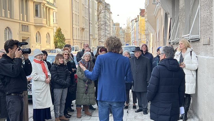 Gedenkveranstaltung in der Ohmstraße