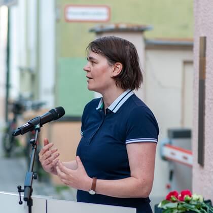 Anna Hanusch, Stadträtin und Vorsitzende des Bezirksausschusses Neuhausen-Nymphenburg