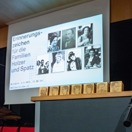 Gedenkveranstaltung für die Familien Holzer und Spatz