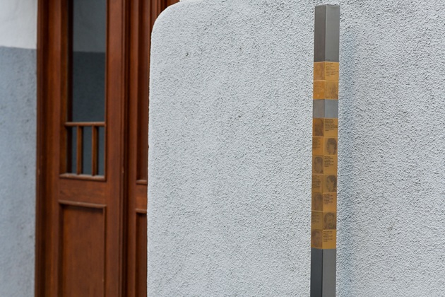 Erinnerungszeichen für die Familien Spatz und Holzer