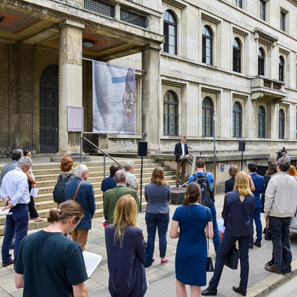 Commemorative event for Elisabeth Heims and Alexander Dünkelsbühler