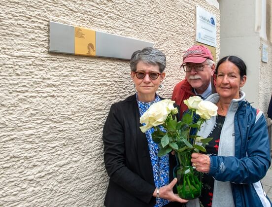 Nancy Freund-Heller, Jeffrey Heller und Sandra Freund Coonley