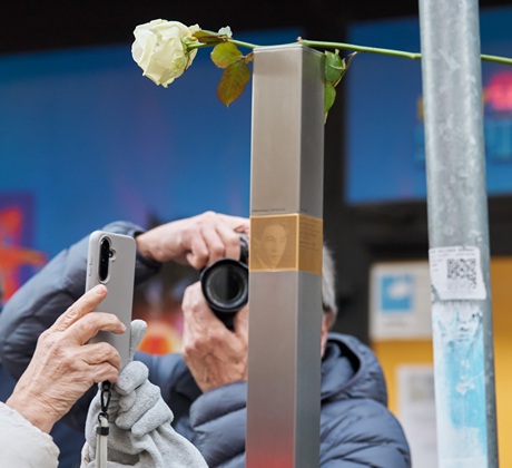 Das Erinnerungszeichen für Siegmund Oppenheimer