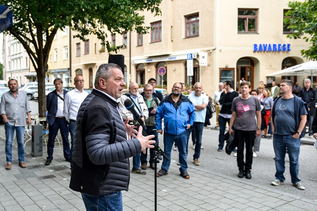 Stadtrat Thomas Niederbühl in Vertretung des Oberbürgermeisters der Landeshauptstadt München