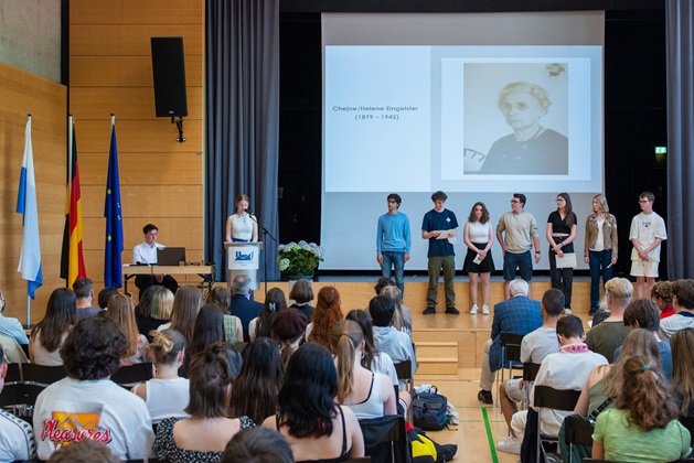 Gedenkveranstaltung in der Europäischen Schule