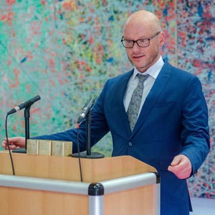 Dr Helmut Martin, head of Wittelsbacher-Gymnasium