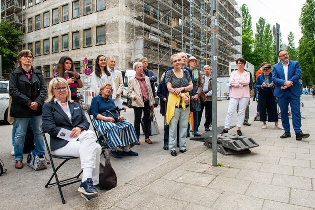 Commemorative event at Ohmstraße