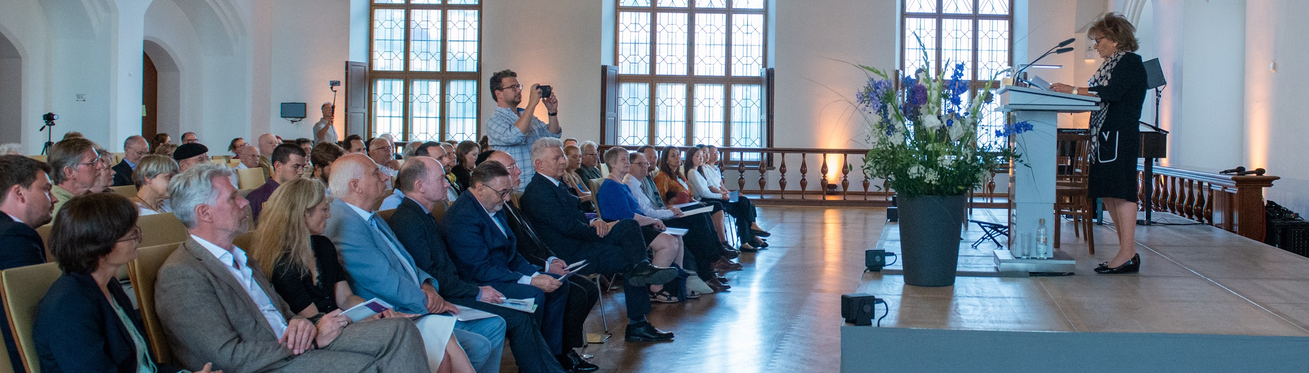 Dr. h.c. mult. Charlotte Knobloch speaking at the event 