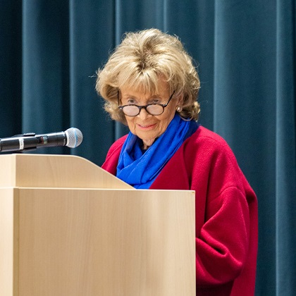 Dr. Charlotte Knobloch, President of the Jewish Community of Munich and Upper Bavaria