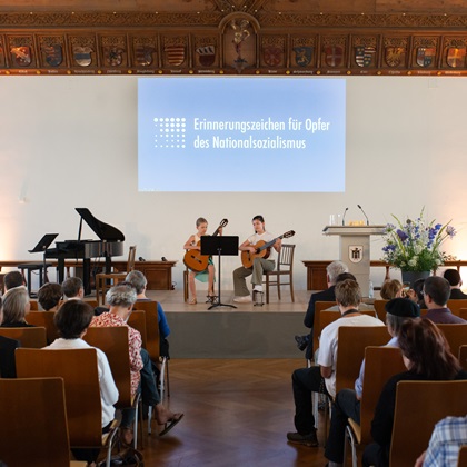 Students of the städtische Sing- und Musikschule