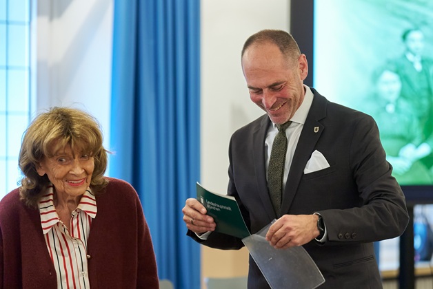 Dr. h.c. mult. Charlotte Knobloch und Stadtrat David Süß