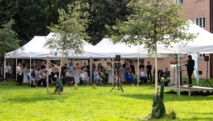 Die Gedenkveranstaltung für die ehemaligen Mieter der Münchner Wohnen