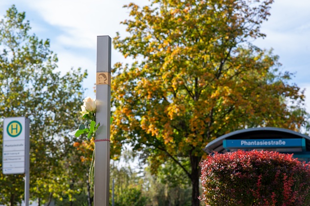 Memorial Sign at Wasserburger Landstraße