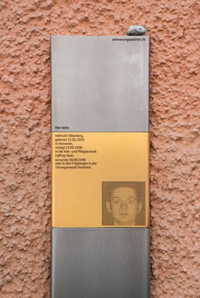 Erinnerungszeichen für Helmuth Silberberg