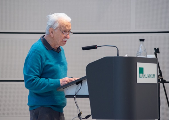 Ernst Grube, Holocaust-Überlebender und Präsident der Lagergemeinschaft Dachau