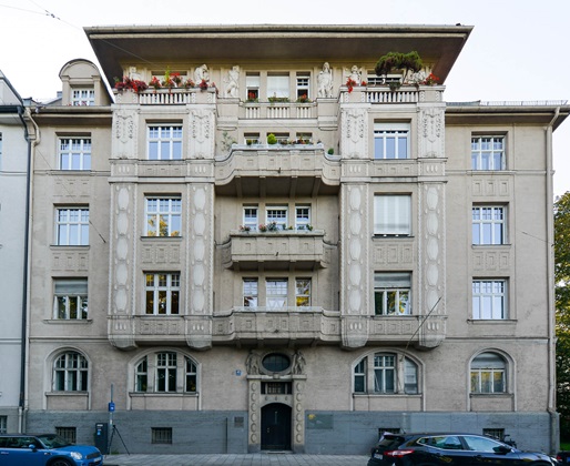 The house where Semaya and Julius Davidsohn lived