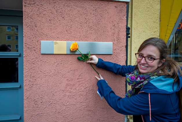 The Memorial Sign for Fanny Gross