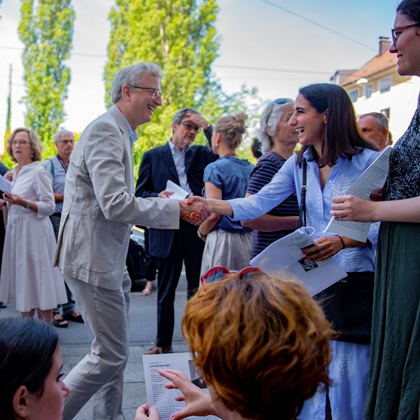 Gedenkveranstaltung für Lina Binswanger und Anneliese Treumann