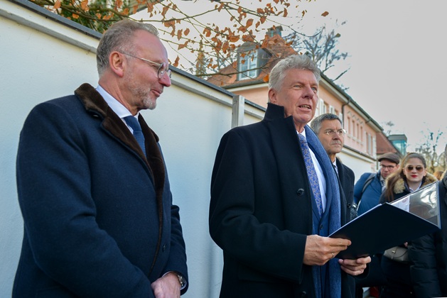 Karl-Heinz Rummenigge, Chairman of FC Bayern Munich, and Mayor Dieter Reiter
